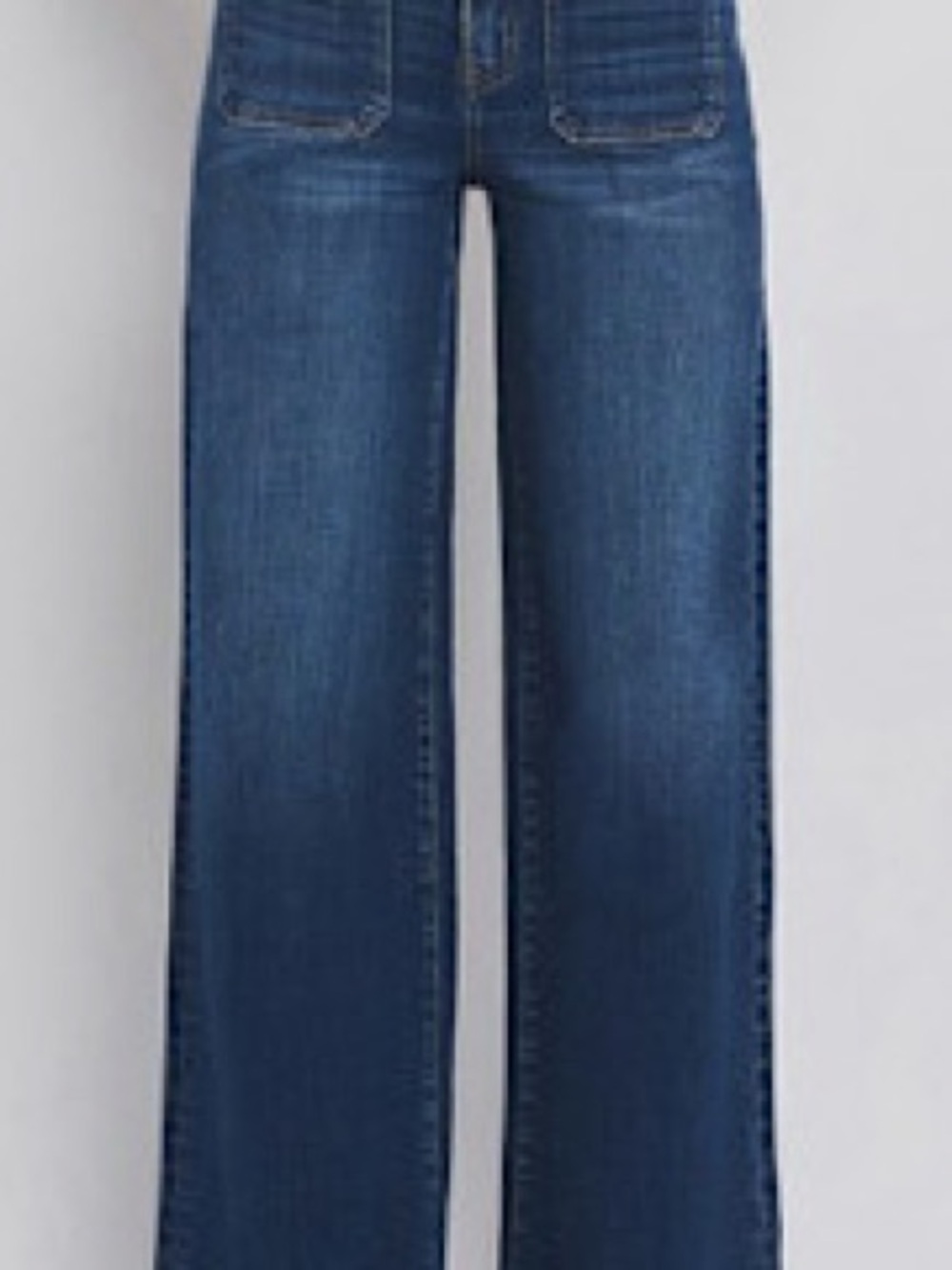 High Rise Wide Jeans Dk Wash